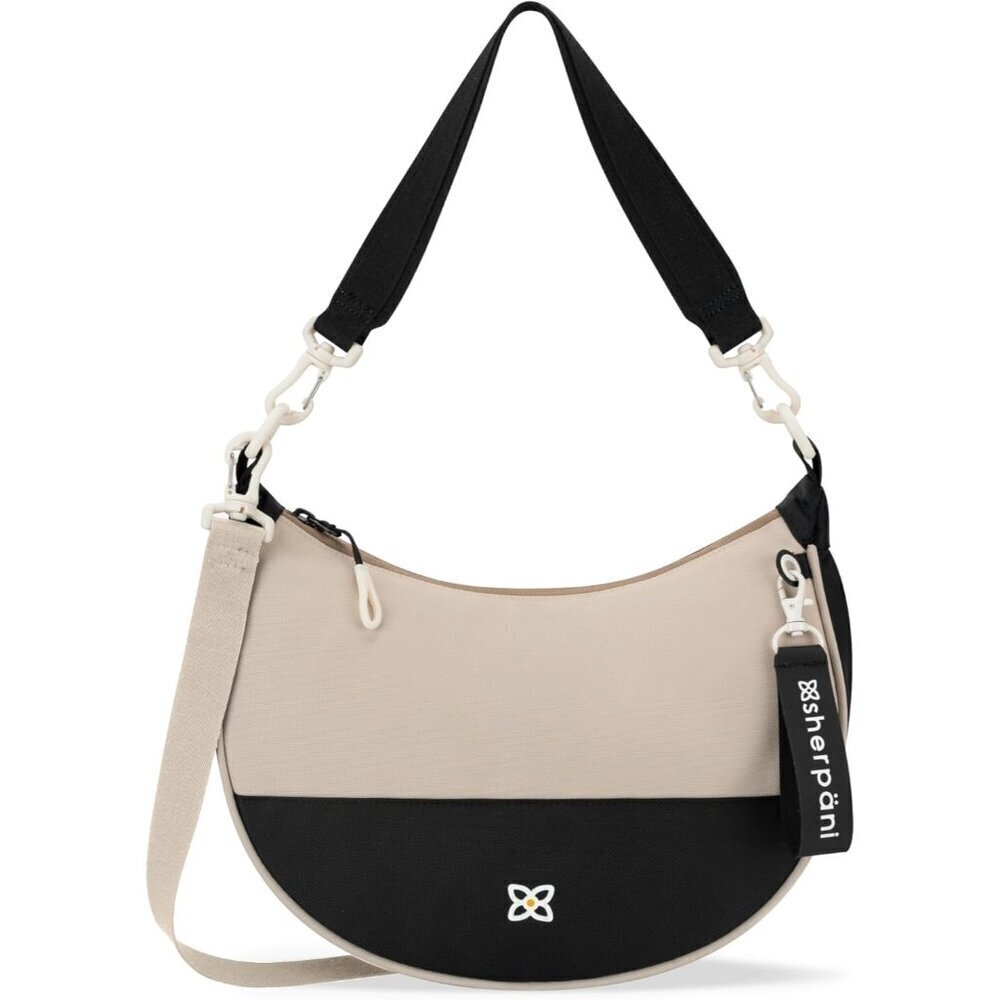 Medium Crescent Bag Recycled Polyester Small Crossbody Shoulder Handbag